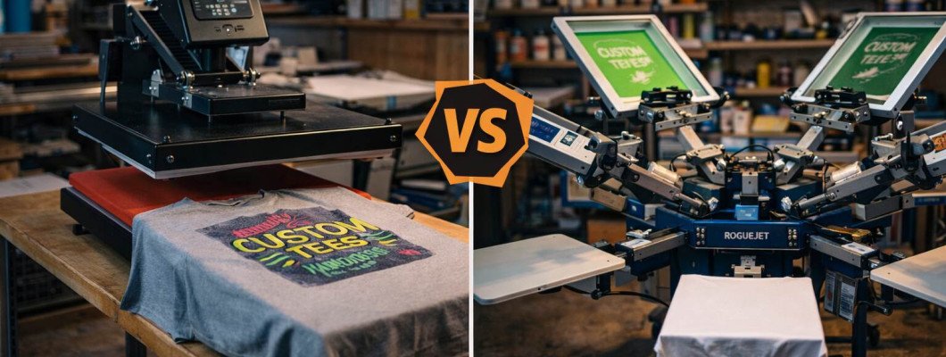 Serigrafia o pressa a caldo: quale conviene?