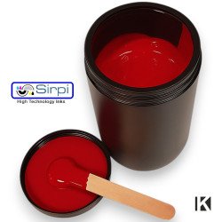 Inchiostro Rosso Scuro per Serigrafia su T-Shirt – 1Kg