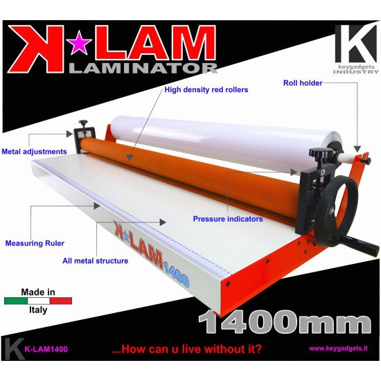 Laminatrice a freddo K-LAM 1400mm Laminatrice a freddo K-LAM 1400mm