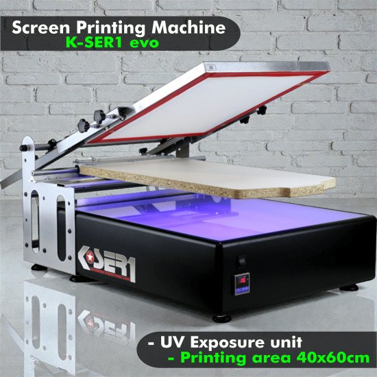 Macchina serigrafica kit K-SER1 Evo Macchina serigrafica kit K-SER1 Evo