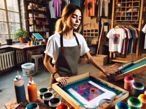 Come allestire un laboratorio di serigrafia in un piccolo spazio