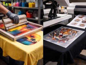 Serigrafia vs DTF: come scegliere il miglior metodo per stampare t-shirt