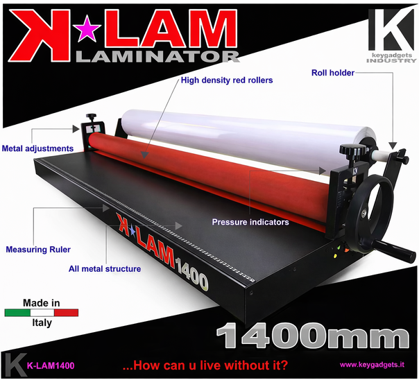 Cold laminator 1400mm K-LAM1400 Cold laminator 1400mm K-LAM1400