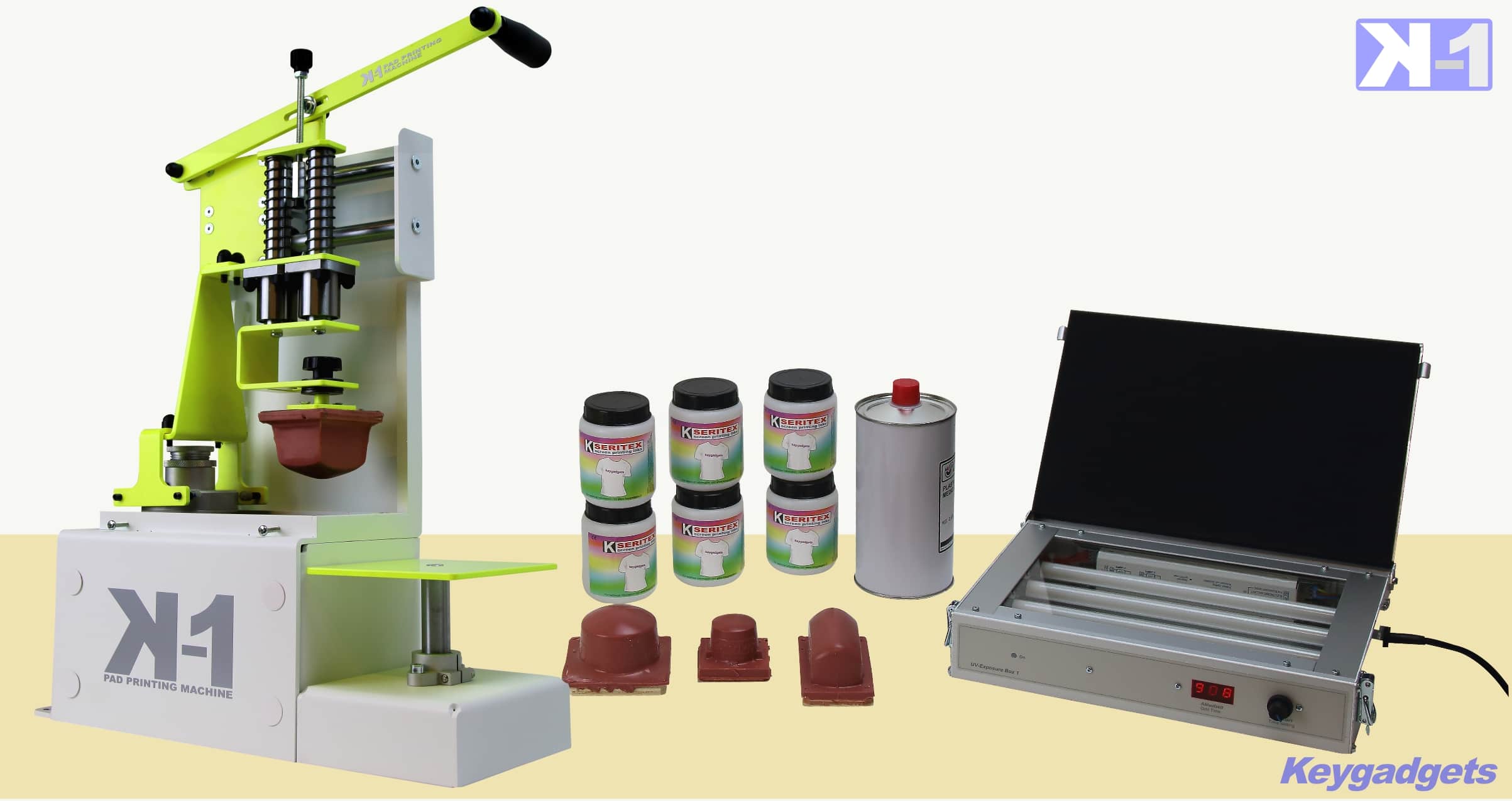 Tampodruckmachine und UV Belichtungsgeräte